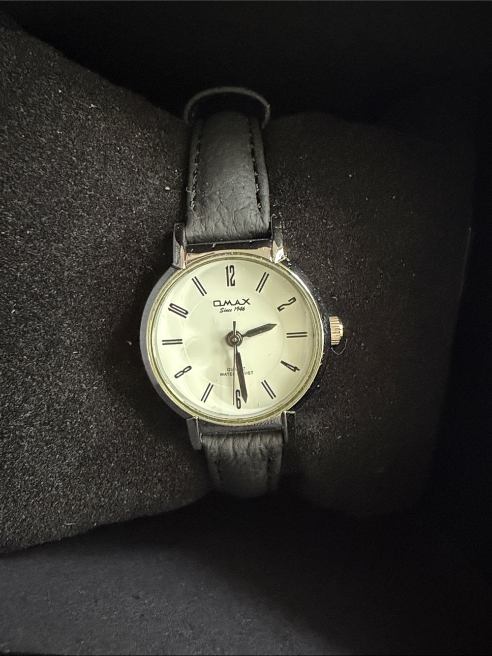 •QMAX• Quartz Water Resistant Wristwatch >> NWT NIB (battery dead)